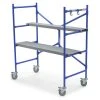 Discount 🔥 Werner Scaffolding 3.843-ft x 1.9-ft Steel Adjustable Portable Scaffold with 500 lbs. Capacity ✔️