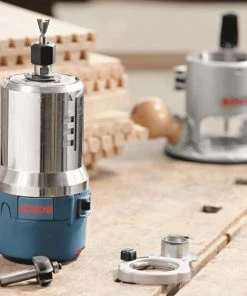Hot Sale ❤️ Bosch Routers 1/4-in and 1/2-in 12-Amp 2.25-HP Variable Speed Combo Fixed/Plunge Corded Router Hard Case (Tool Only) 🔔 -Craftsman Sales Shop 02980249