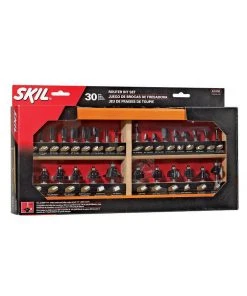 Best reviews of 🛒 SKIL Router Bit Sets 30-Piece Carbide-Tipped Router Bit Set ✨ -Craftsman Sales Shop 039725023643 02980408