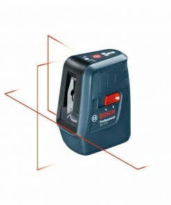Buy 🎁 Bosch Laser Levels 3-Line 50-ft Red Beam Self-Leveling Line Generator Line Laser Level with Plumb Points; Level ❤️