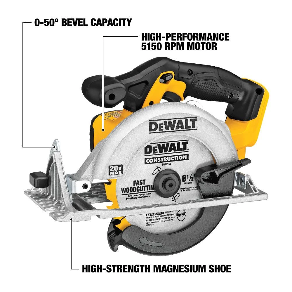 Best deal π DEWALT Circular Saws 20-Volt Max 6-1/2-in Cordless Circular Saw βοΈ 2 Best deal π DEWALT Circular Saws 20-Volt Max 6-1/2-in Cordless Circular Saw βοΈ - Image 2