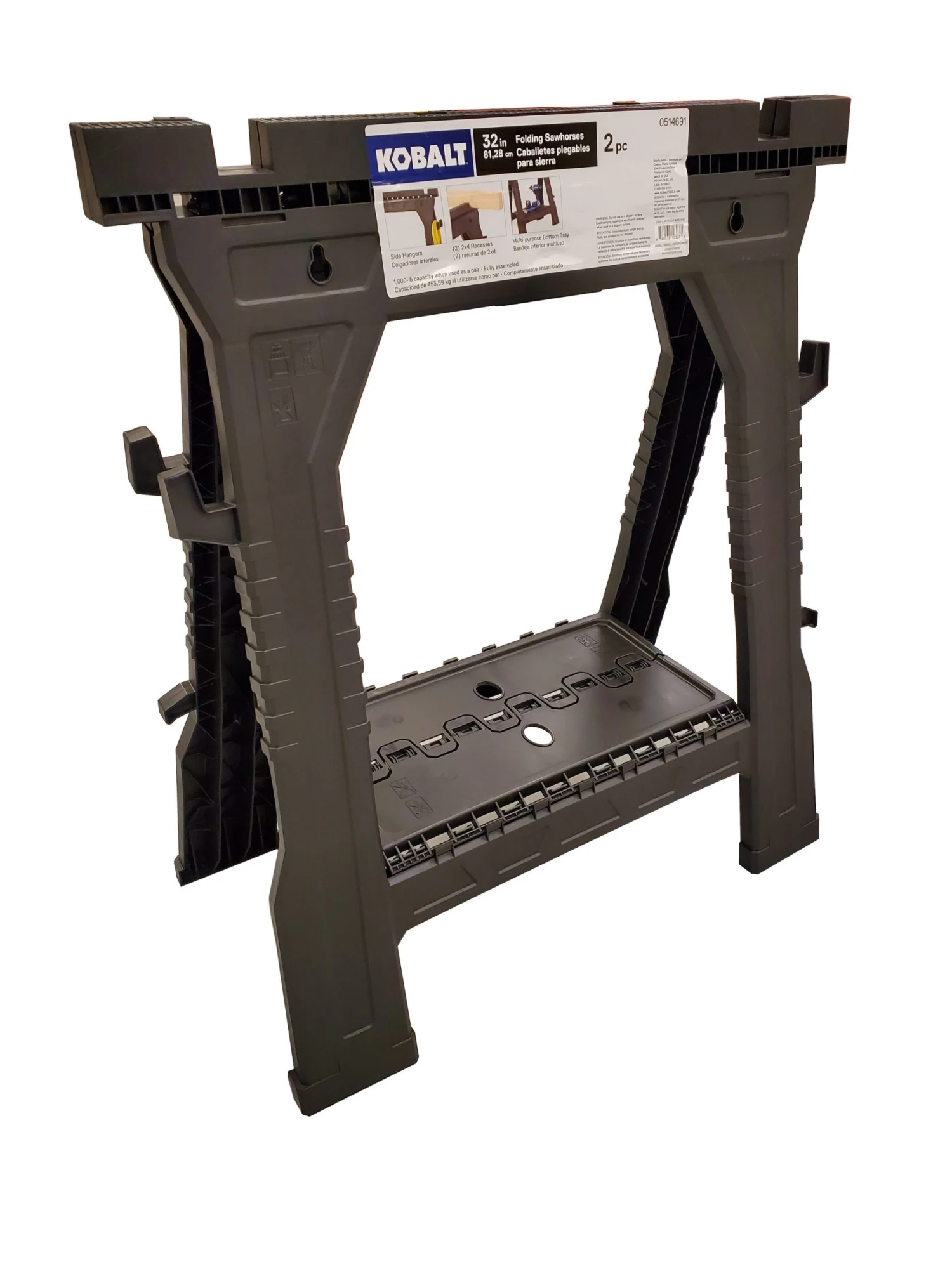 Best Pirce π₯° Kobalt Saw Horses 2-Pack 4.1-in W x 32-in H Plastic Saw Horse (1000-lb Capacity) β 8 Best Pirce π₯° Kobalt Saw Horses 2-Pack 4.1-in W x 32-in H Plastic Saw Horse (1000-lb Capacity) β - Image 8