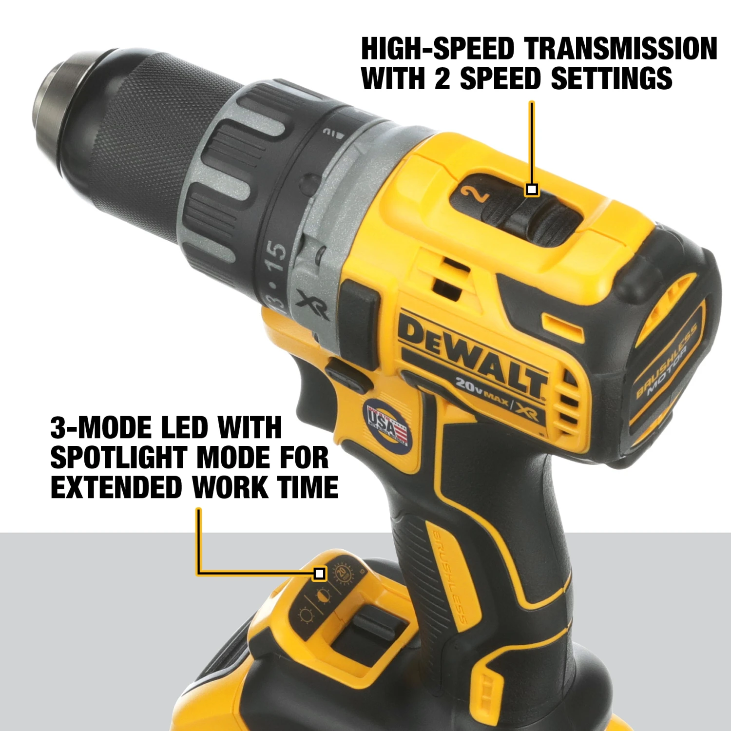 Coupon π DEWALT Drills XR 20-volt 1/2-in Brushless Cordless Drill (2-Batteries Included and Charger Included) π― 4 Coupon π DEWALT Drills XR 20-volt 1/2-in Brushless Cordless Drill (2-Batteries Included and Charger Included) π― - Image 4