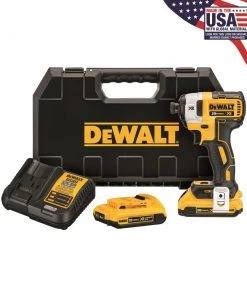 Flash Sale 𧨠DEWALT Impact Drivers XR 20-volt Max Variable Speed Brushless Cordless Impact Driver (2-Batteries Included) π