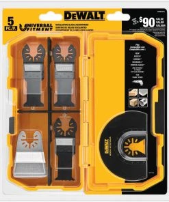 Promo ⭐ DEWALT Oscillating Tool Accessory Kits 5-Piece Oscillating Blade Set 🔔
