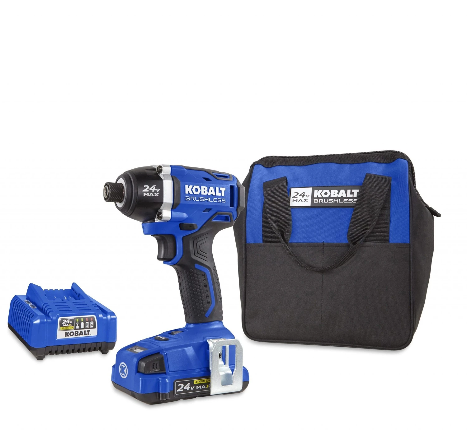 Outlet 💯 Kobalt Impact Drivers 24-volt Max Variable Speed Brushless Cordless Impact Driver (1-Battery Included) ✔️ 1 Outlet 💯 Kobalt Impact Drivers 24-volt Max Variable Speed Brushless Cordless Impact Driver (1-Battery Included) ✔️