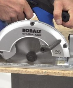 Outlet ✔️ Kobalt Circular Saws 24-Volt Max 6-1/2-in Brushless Cordless Circular Saw Circular Saw 👏 -Craftsman Sales Shop 05395448