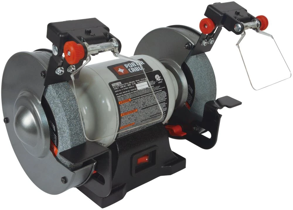 Budget ❤️ PORTER-CABLE Bench Grinders 6-in Bench Grinder with Built-in Light 🧨 1 Budget ❤️ PORTER-CABLE Bench Grinders 6-in Bench Grinder with Built-in Light 🧨