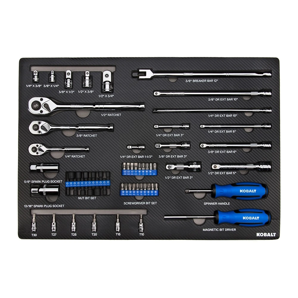New ๐ Kobalt Mechanics Tool Sets 300-Piece Standard (SAE) and Metric Combination Polished Chrome Mechanics Tool Set (1/4-in; 3/8-in) ๐ 3 New ๐ Kobalt Mechanics Tool Sets 300-Piece Standard (SAE) and Metric Combination Polished Chrome Mechanics Tool Set (1/4-in; 3/8-in) ๐ - Image 3