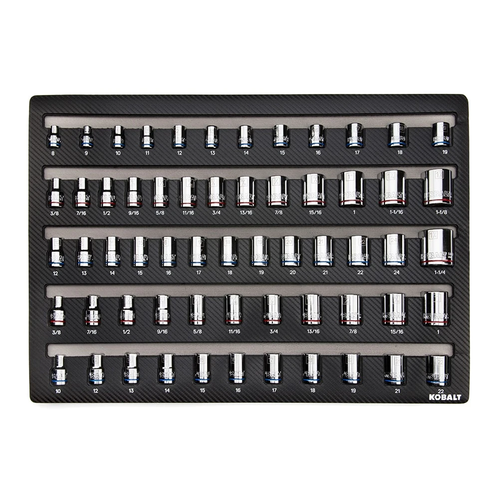 New ๐ Kobalt Mechanics Tool Sets 300-Piece Standard (SAE) and Metric Combination Polished Chrome Mechanics Tool Set (1/4-in; 3/8-in) ๐ 6 New ๐ Kobalt Mechanics Tool Sets 300-Piece Standard (SAE) and Metric Combination Polished Chrome Mechanics Tool Set (1/4-in; 3/8-in) ๐ - Image 6
