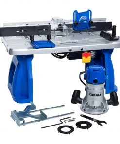 Brand new ✨ Kobalt Routers 1/4-in and 1/2-in-Amp Fixed Corded Router Table and (Tool Only) 🧨