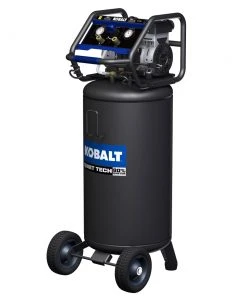Deals 🔔 Kobalt Air Compressors Quiet Tech 26-Gallon Single Stage Portable Corded Electric Vertical Air Compressor 👏