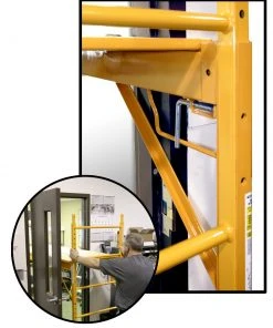 Discount 🔥 Werner Scaffolding 5.56-ft x 2.5-ft Steel Adjustable Rolling Scaffold 1000-lb Capacity ⭐ -Craftsman Sales Shop 08768755