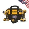 Top 10 😉 DEWALT Power Tool Combo Kits XR 2-Tool 20-Volt Max Brushless Power Tool Combo Kit with Soft Case (2-Batteries and charger Included) 🥰