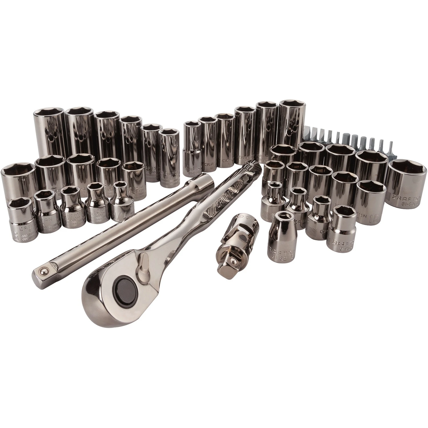 Cheapest βοΈ CRAFTSMAN Mechanics Tool Sets 51-Piece Standard (SAE) and Metric Combination Gunmetal Chrome Mechanics Tool Set (3/8-in) 𧨠1 Cheapest βοΈ CRAFTSMAN Mechanics Tool Sets 51-Piece Standard (SAE) and Metric Combination Gunmetal Chrome Mechanics Tool Set (3/8-in) π§¨