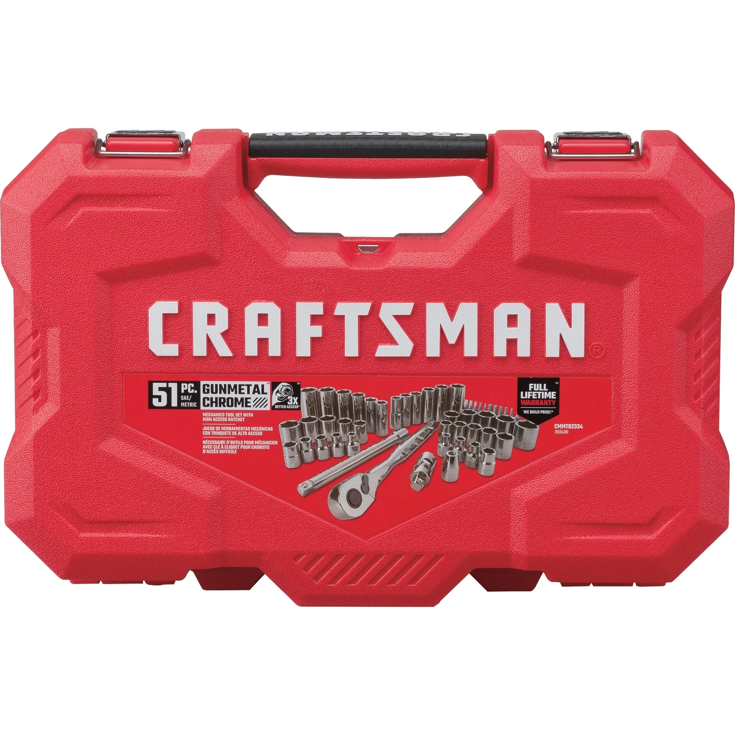 Cheapest βοΈ CRAFTSMAN Mechanics Tool Sets 51-Piece Standard (SAE) and Metric Combination Gunmetal Chrome Mechanics Tool Set (3/8-in) 𧨠20 Cheapest βοΈ CRAFTSMAN Mechanics Tool Sets 51-Piece Standard (SAE) and Metric Combination Gunmetal Chrome Mechanics Tool Set (3/8-in) 𧨠- Image 20
