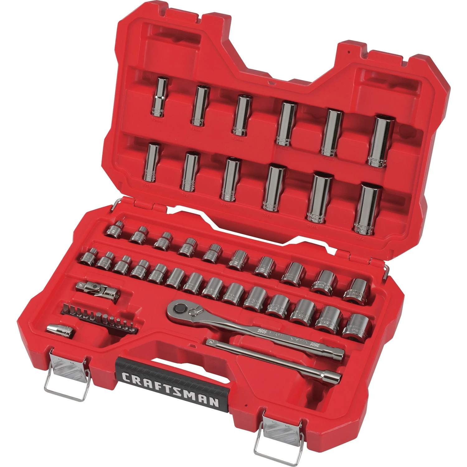 Cheapest βοΈ CRAFTSMAN Mechanics Tool Sets 51-Piece Standard (SAE) and Metric Combination Gunmetal Chrome Mechanics Tool Set (3/8-in) 𧨠19 Cheapest βοΈ CRAFTSMAN Mechanics Tool Sets 51-Piece Standard (SAE) and Metric Combination Gunmetal Chrome Mechanics Tool Set (3/8-in) 𧨠- Image 19