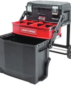 Buy 🔔 CRAFTSMAN Portable Tool Boxes 22-in 1-Drawer Black Plastic and Metal Wheels Lockable Tool Box ✨