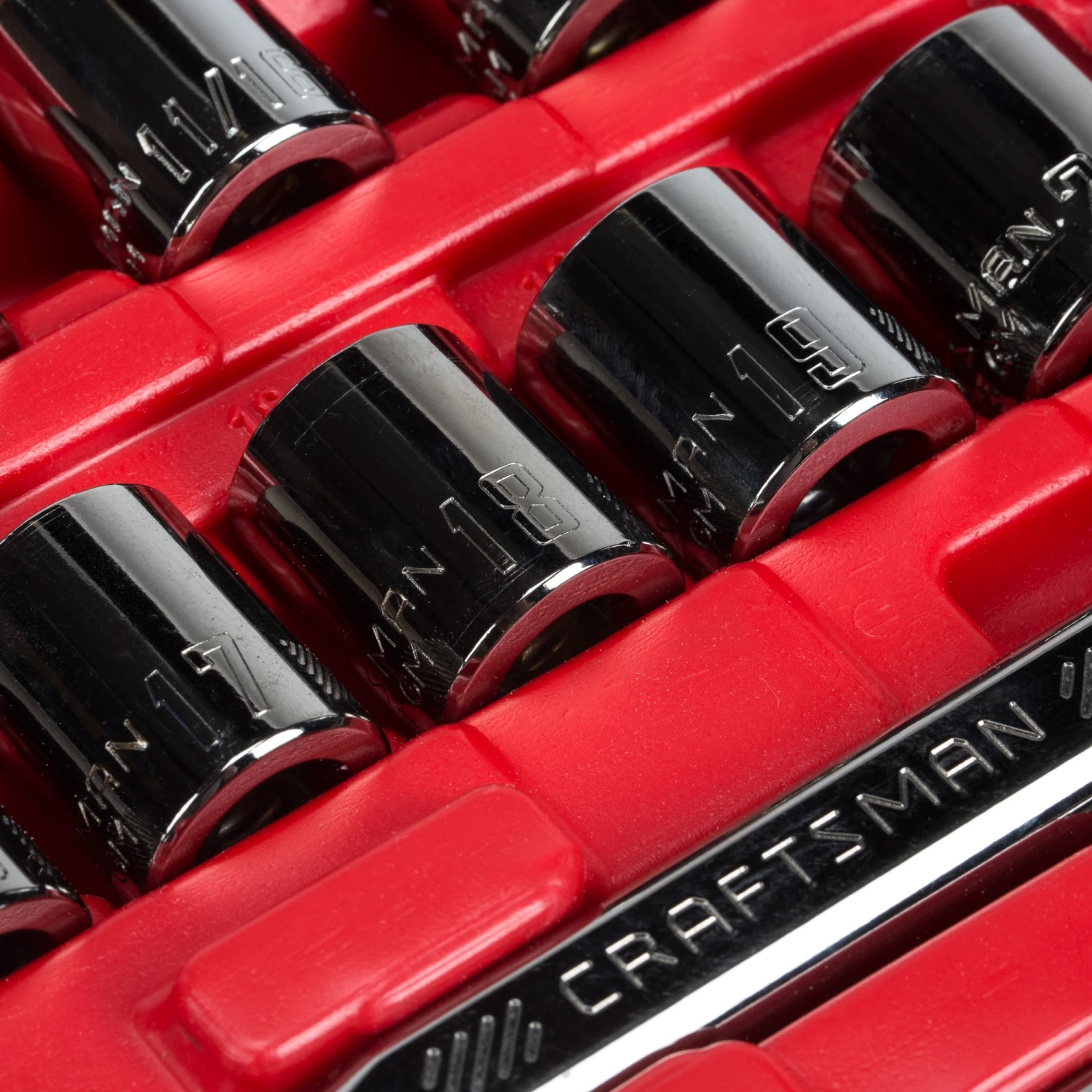 Cheapest βοΈ CRAFTSMAN Mechanics Tool Sets 51-Piece Standard (SAE) and Metric Combination Gunmetal Chrome Mechanics Tool Set (3/8-in) 𧨠4 Cheapest βοΈ CRAFTSMAN Mechanics Tool Sets 51-Piece Standard (SAE) and Metric Combination Gunmetal Chrome Mechanics Tool Set (3/8-in) 𧨠- Image 4