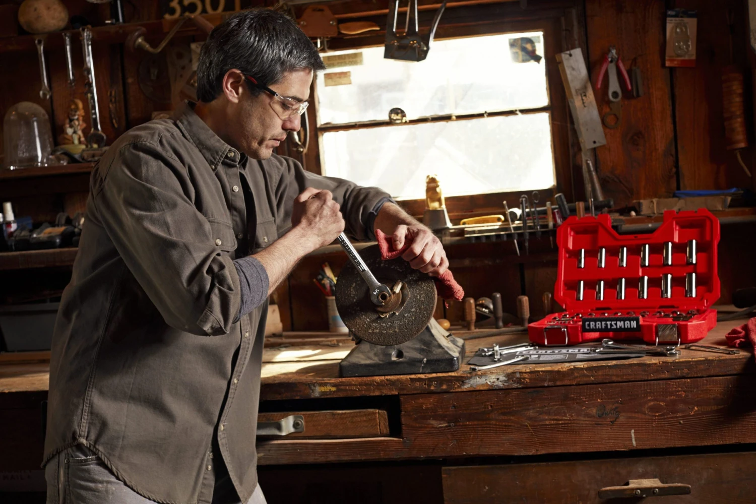 Cheapest βοΈ CRAFTSMAN Mechanics Tool Sets 51-Piece Standard (SAE) and Metric Combination Gunmetal Chrome Mechanics Tool Set (3/8-in) 𧨠10 Cheapest βοΈ CRAFTSMAN Mechanics Tool Sets 51-Piece Standard (SAE) and Metric Combination Gunmetal Chrome Mechanics Tool Set (3/8-in) 𧨠- Image 10