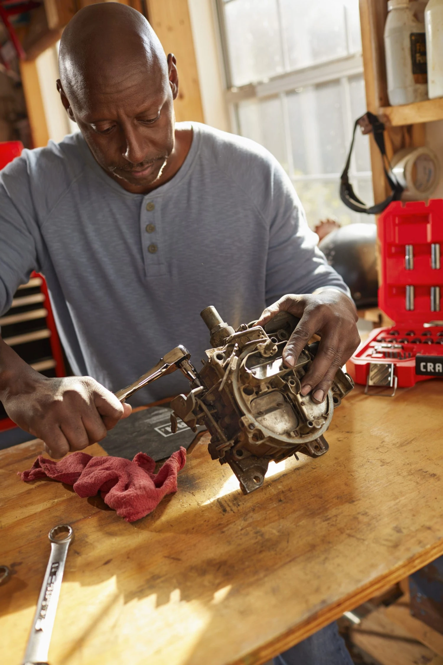 Cheapest βοΈ CRAFTSMAN Mechanics Tool Sets 51-Piece Standard (SAE) and Metric Combination Gunmetal Chrome Mechanics Tool Set (3/8-in) 𧨠11 Cheapest βοΈ CRAFTSMAN Mechanics Tool Sets 51-Piece Standard (SAE) and Metric Combination Gunmetal Chrome Mechanics Tool Set (3/8-in) 𧨠- Image 11