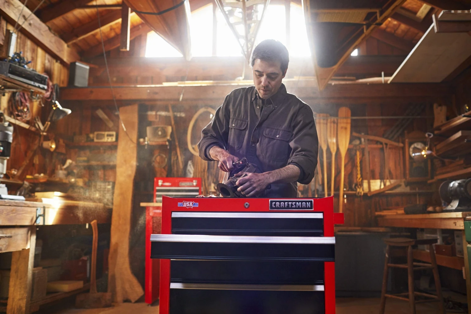 Deals ⭐ CRAFTSMAN Top Tool Chests 2000 Series 26-in W x 24.5-in H 4-Drawer Steel Tool Chest (Red) ❤️ 5 Deals ⭐ CRAFTSMAN Top Tool Chests 2000 Series 26-in W x 24.5-in H 4-Drawer Steel Tool Chest (Red) ❤️ - Image 5