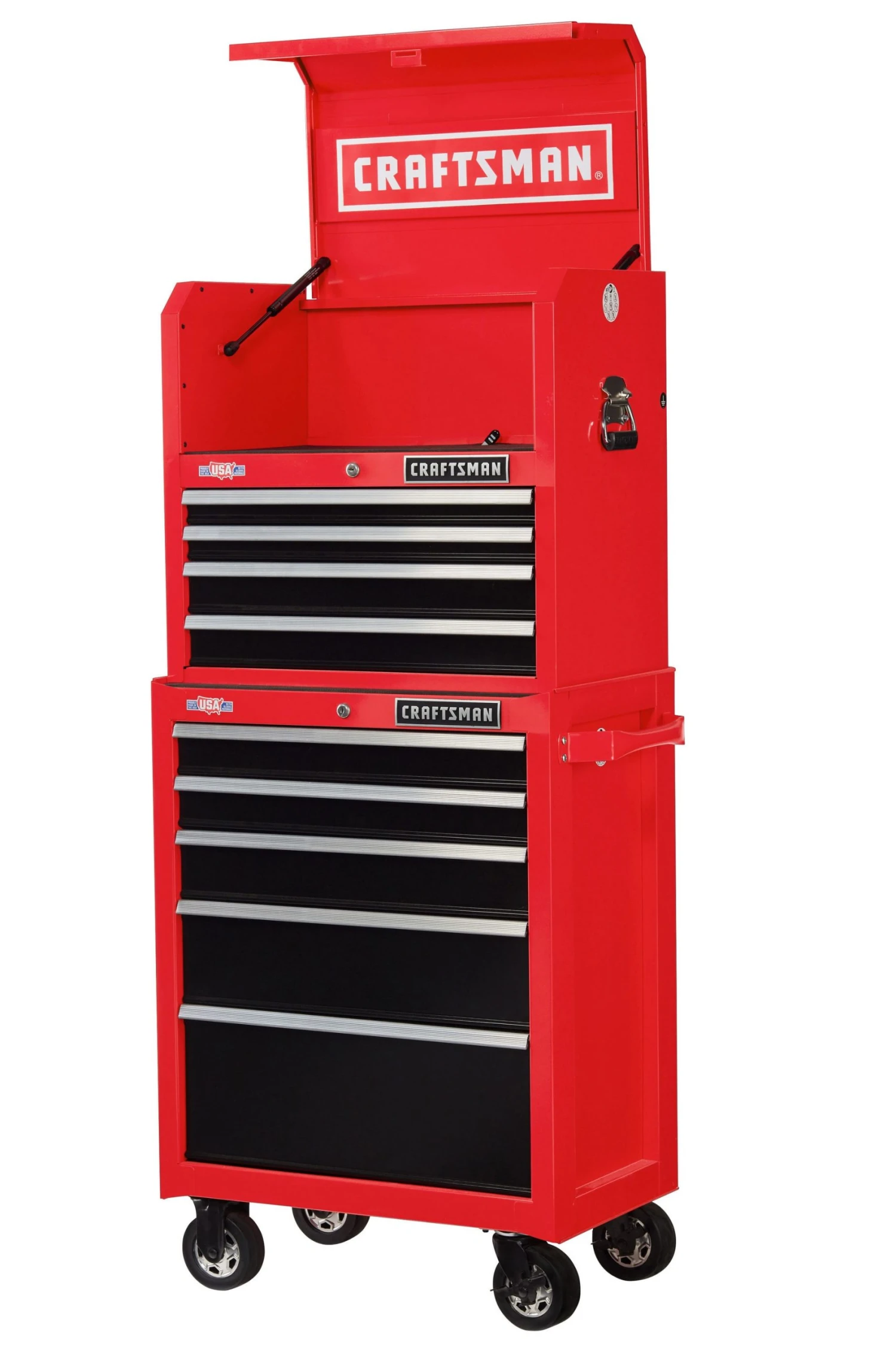 Brand new ❤️ CRAFTSMAN Bottom Tool Cabinets 2000 Series 26.5-in W x 37.5-in H 5-Drawer Steel Rolling Tool Cabinet (Red) ✨ 3 Brand new ❤️ CRAFTSMAN Bottom Tool Cabinets 2000 Series 26.5-in W x 37.5-in H 5-Drawer Steel Rolling Tool Cabinet (Red) ✨ - Image 3
