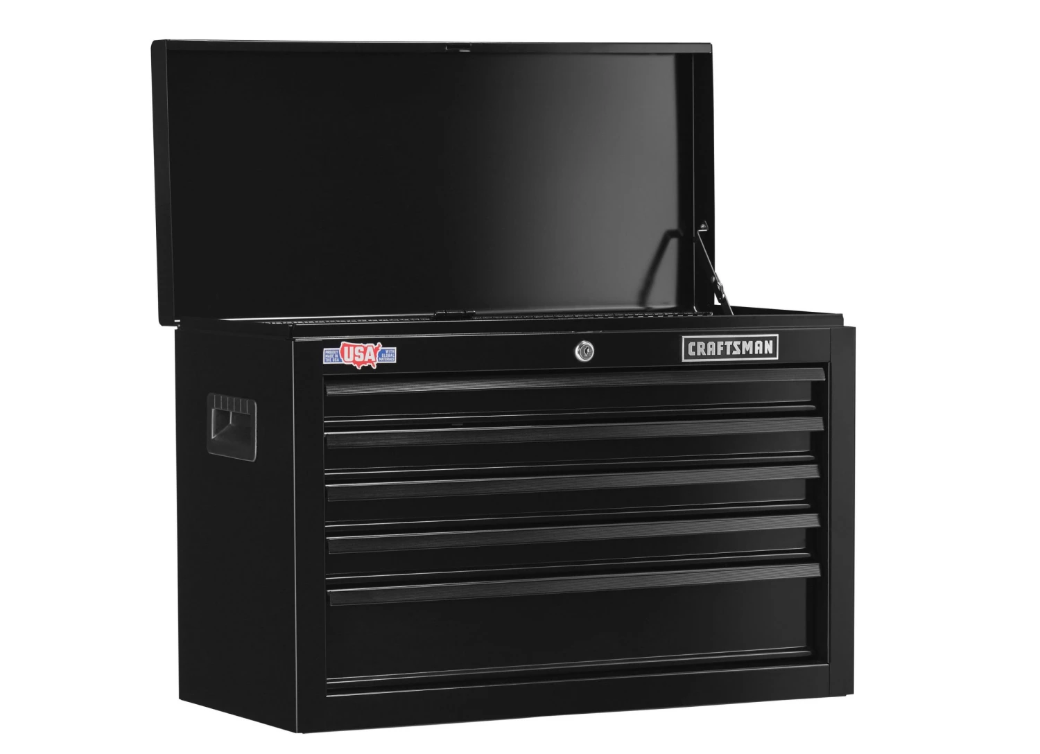 Best Pirce ✨ CRAFTSMAN Top Tool Chests 1000 Series 26-in W x 17.25-in H 5-Drawer Steel Tool Chest (Black) 👍 3 Best Pirce ✨ CRAFTSMAN Top Tool Chests 1000 Series 26-in W x 17.25-in H 5-Drawer Steel Tool Chest (Black) 👍 - Image 3
