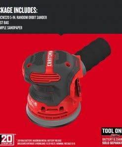 Coupon β CRAFTSMAN Power Sanders V20 20-Volt Cordless Random Orbital Sander with Dust Management π 22 Coupon β CRAFTSMAN Power Sanders V20 20-Volt Cordless Random Orbital Sander with Dust Management π -Craftsman Sales Shop 09224775