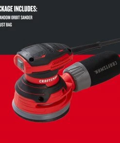 New ✨ CRAFTSMAN Power Sanders 120-Volt 3-Amp Corded Random Orbital Sander with Dust Management ✔️ -Craftsman Sales Shop 09224839