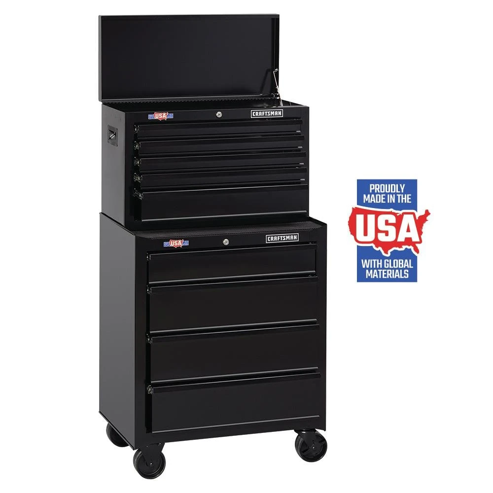Best Pirce ✨ CRAFTSMAN Top Tool Chests 1000 Series 26-in W x 17.25-in H 5-Drawer Steel Tool Chest (Black) 👍 8 Best Pirce ✨ CRAFTSMAN Top Tool Chests 1000 Series 26-in W x 17.25-in H 5-Drawer Steel Tool Chest (Black) 👍 - Image 8