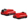 Wholesale 🌟 CRAFTSMAN Power Tool Batteries & Chargers V20 20-Volt Max 2-Pack 2 Amp-Hour Lithium Power Tool Battery ⌛