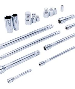 Wholesale 👍 Kobalt Drive Tool & Socket Accessories 22-Piece 1/4-in, 3/8-in and 1/2-in drive tools Drive Accessory Set 🌟