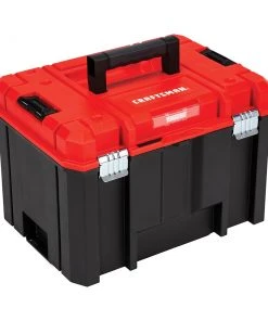 Best Pirce 🛒 CRAFTSMAN Portable Tool Boxes VERSASTACK System 17-in Red Plastic Lockable Tool Box ❤️ -Craftsman Sales Shop 09729731