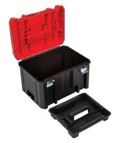 Best Pirce 🛒 CRAFTSMAN Portable Tool Boxes VERSASTACK System 17-in Red Plastic Lockable Tool Box ❤️ -Craftsman Sales Shop 09729737