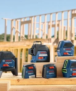 Budget 🔥 Bosch Laser Levels VisiMax 40-ft Green Beam Self-Leveling Cross-line Cross Laser Level 🔔 -Craftsman Sales Shop 09818345 scaled