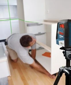 Budget 🔥 Bosch Laser Levels VisiMax 40-ft Green Beam Self-Leveling Cross-line Cross Laser Level 🔔 -Craftsman Sales Shop 09818347 scaled