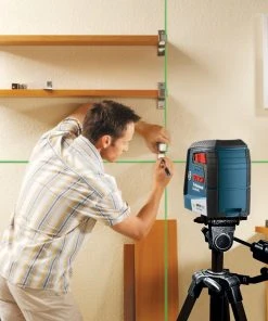 Budget 🔥 Bosch Laser Levels VisiMax 40-ft Green Beam Self-Leveling Cross-line Cross Laser Level 🔔 -Craftsman Sales Shop 09818349