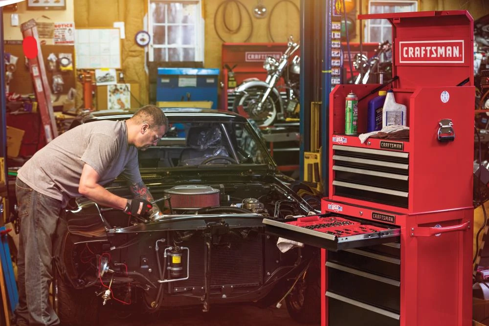 Deals ⭐ CRAFTSMAN Top Tool Chests 2000 Series 26-in W x 24.5-in H 4-Drawer Steel Tool Chest (Red) ❤️ 16 Deals ⭐ CRAFTSMAN Top Tool Chests 2000 Series 26-in W x 24.5-in H 4-Drawer Steel Tool Chest (Red) ❤️ - Image 16