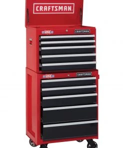 Outlet 😀 CRAFTSMAN Bottom Tool Cabinets 2000 Series 26.5-in W x 34-in H 5-Drawer Steel Rolling Tool Cabinet (Red) ⌛ -Craftsman Sales Shop 09985702 scaled