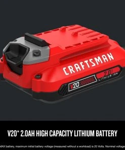 Wholesale 🌟 CRAFTSMAN Power Tool Batteries & Chargers V20 20-Volt Max 2-Pack 2 Amp-Hour Lithium Power Tool Battery ⌛ -Craftsman Sales Shop 09986190