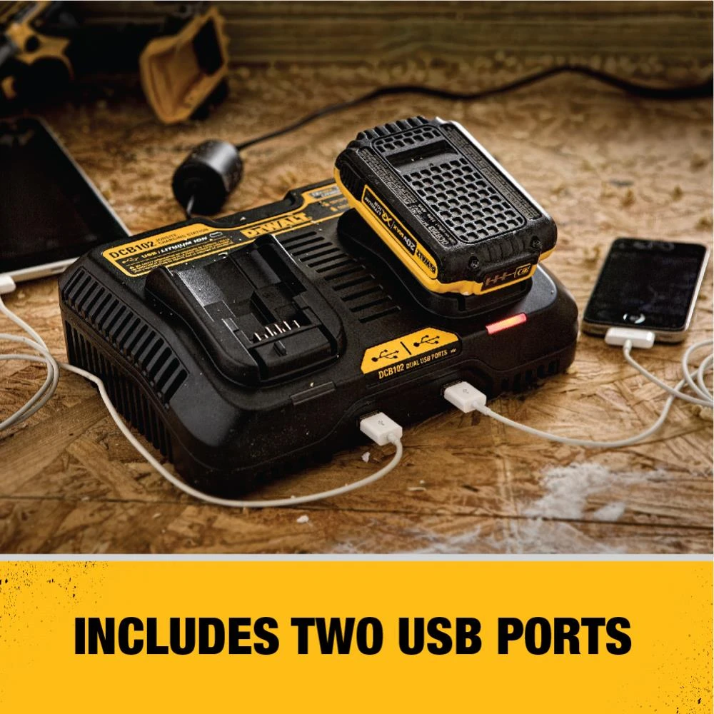 Best Pirce ✔️ DEWALT Power Tool Batteries & Chargers 20-Volt Max Power Station 😀 3 Best Pirce ✔️ DEWALT Power Tool Batteries & Chargers 20-Volt Max Power Station 😀 - Image 3