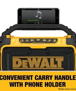 Cheap ❤️ DEWALT Jobsite Radios 12-Volt or 20-Volt Max Cordless Jobsite Bluetooth Speaker 🎁 -Craftsman Sales Shop 10192421