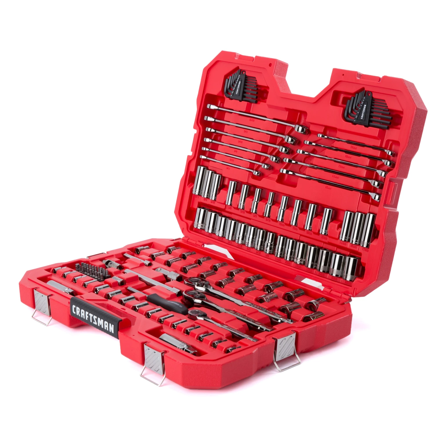 Cheapest π CRAFTSMAN Mechanics Tool Sets 121-Piece Standard (SAE) and Metric Combination Gunmetal Chrome Mechanics Tool Set (1/4-in; 3/8-in) π 2 Cheapest π CRAFTSMAN Mechanics Tool Sets 121-Piece Standard (SAE) and Metric Combination Gunmetal Chrome Mechanics Tool Set (1/4-in; 3/8-in) π - Image 2