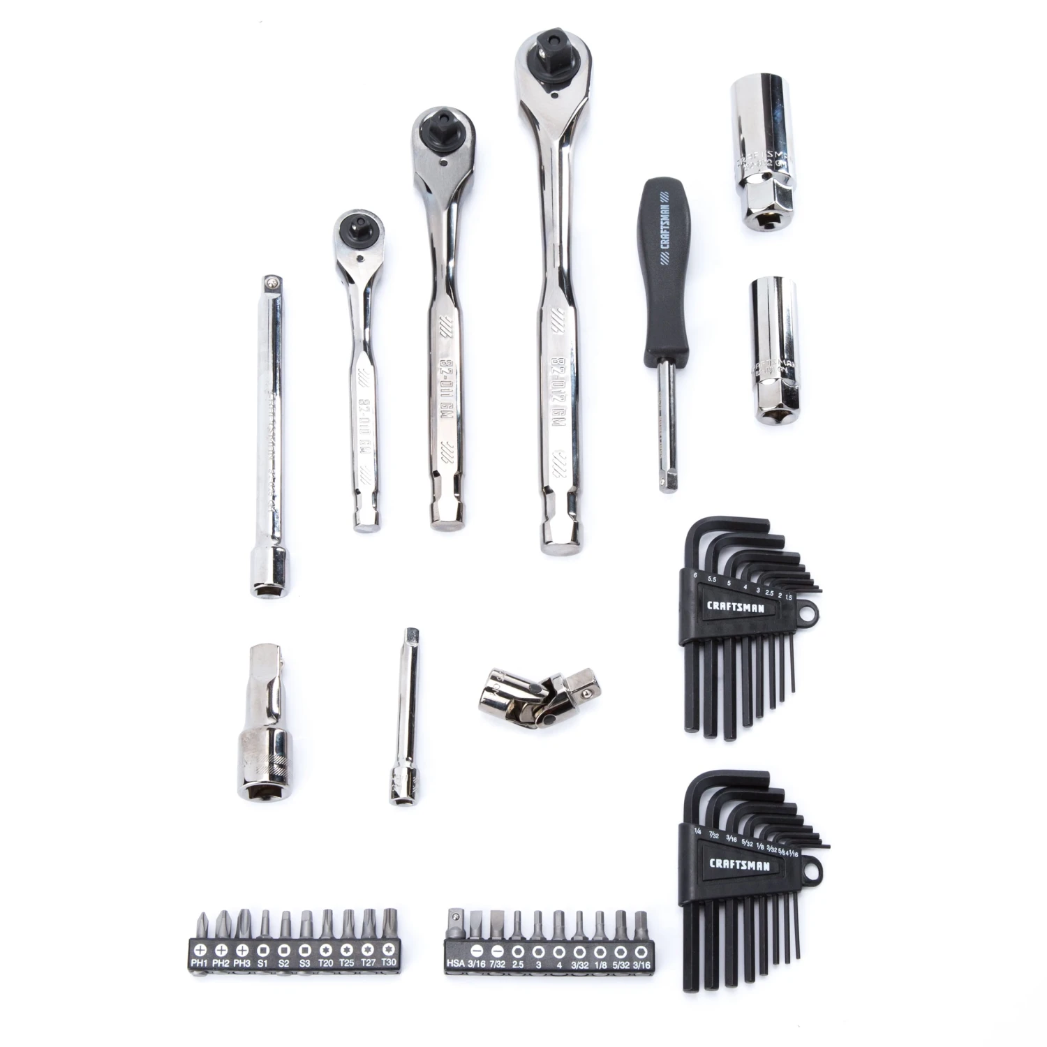 Cheapest π CRAFTSMAN Mechanics Tool Sets 121-Piece Standard (SAE) and Metric Combination Gunmetal Chrome Mechanics Tool Set (1/4-in; 3/8-in) π 3 Cheapest π CRAFTSMAN Mechanics Tool Sets 121-Piece Standard (SAE) and Metric Combination Gunmetal Chrome Mechanics Tool Set (1/4-in; 3/8-in) π - Image 3