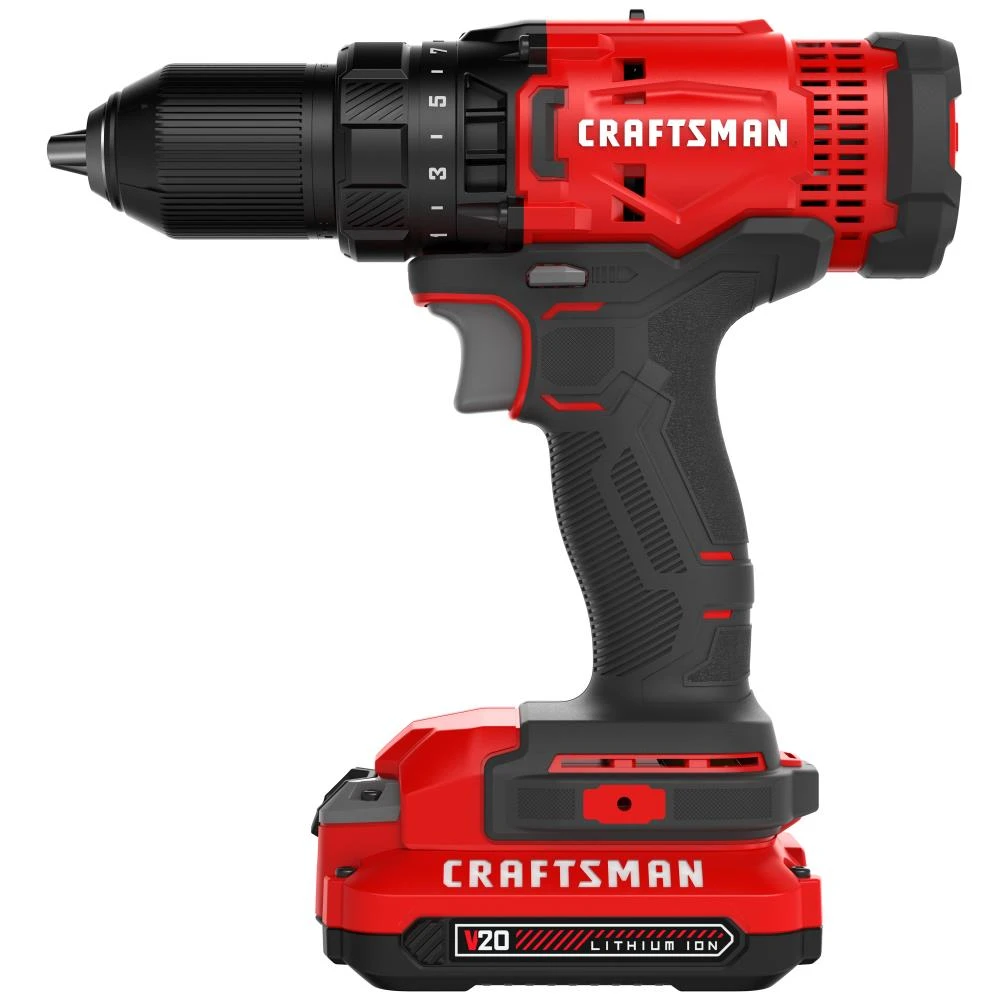 Best Sale ⭐ CRAFTSMAN Drills V20 20-volt Max 1/2-in Cordless Drill (1-Battery Included and Charger Included) ⌛ 8 Best Sale ⭐ CRAFTSMAN Drills V20 20-volt Max 1/2-in Cordless Drill (1-Battery Included and Charger Included) ⌛ - Image 8