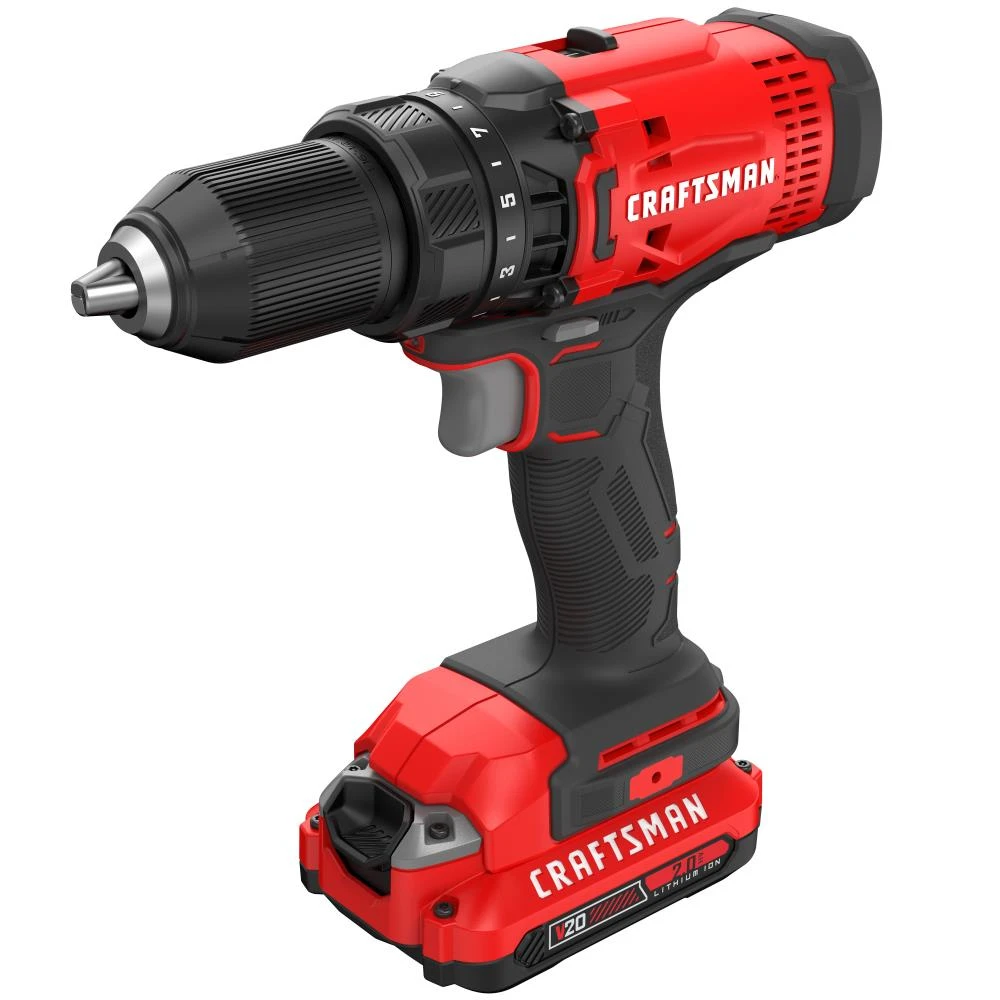 Best Sale ⭐ CRAFTSMAN Drills V20 20-volt Max 1/2-in Cordless Drill (1-Battery Included and Charger Included) ⌛ 9 Best Sale ⭐ CRAFTSMAN Drills V20 20-volt Max 1/2-in Cordless Drill (1-Battery Included and Charger Included) ⌛ - Image 9