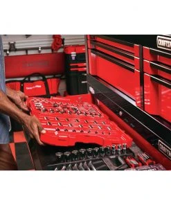 Best deal 🎁 CRAFTSMAN Mechanics Tool Sets 81-Piece Standard (SAE) and Metric Combination Gunmetal Chrome Mechanics Tool Set (1/4-in; 3/8-in) ❤️ -Craftsman Sales Shop 10996625