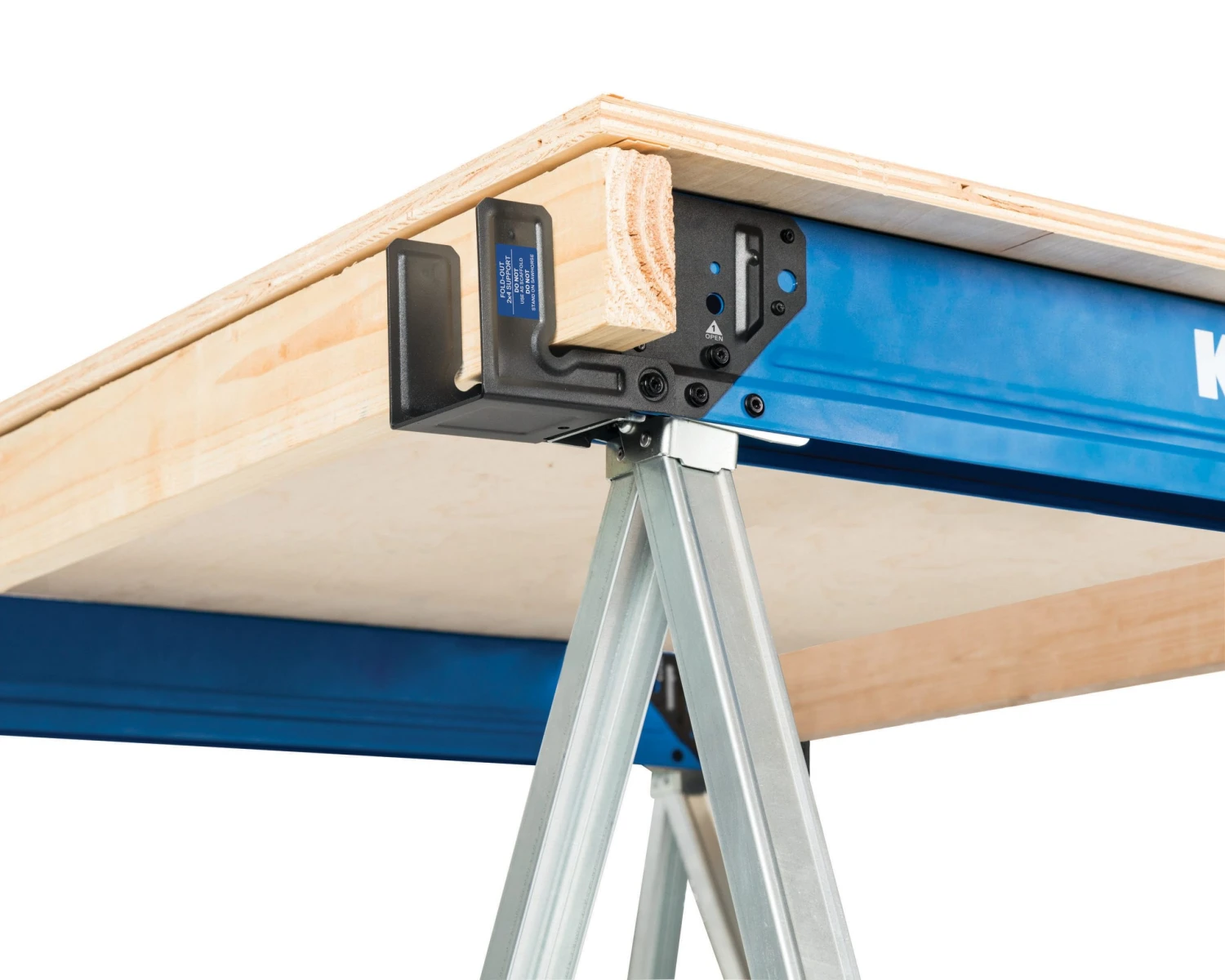 Outlet ✔️ Kobalt Saw Horses 43-in W x 30-in H Steel Saw Horse (1100-lb Capacity) ✨ 7 Outlet ✔️ Kobalt Saw Horses 43-in W x 30-in H Steel Saw Horse (1100-lb Capacity) ✨ - Image 7