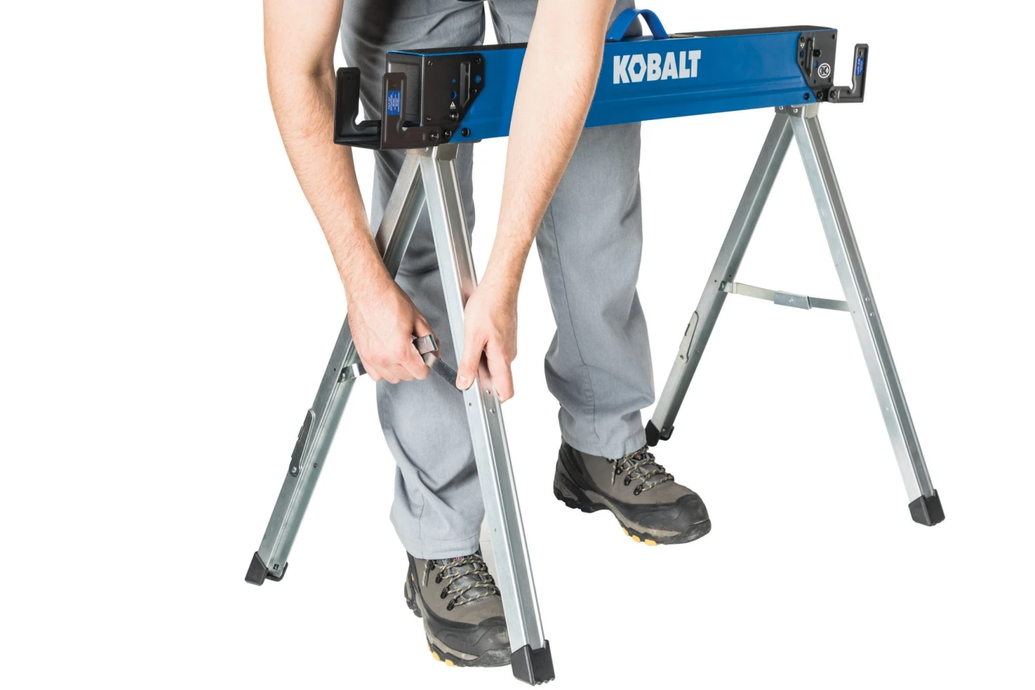 Outlet ✔️ Kobalt Saw Horses 43-in W x 30-in H Steel Saw Horse (1100-lb Capacity) ✨ 8 Outlet ✔️ Kobalt Saw Horses 43-in W x 30-in H Steel Saw Horse (1100-lb Capacity) ✨ - Image 8
